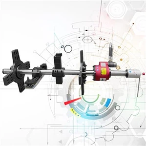 Gwo echèl liy raz machin COMPRESSOR Stern Turbine sou sit D '
