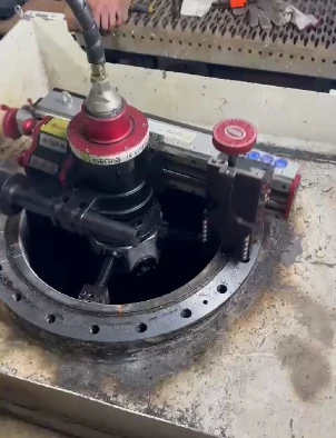 Portable Flange machin FDG1270 twou egou gwo tiyo fen fas sou sit pwosesis zouti
